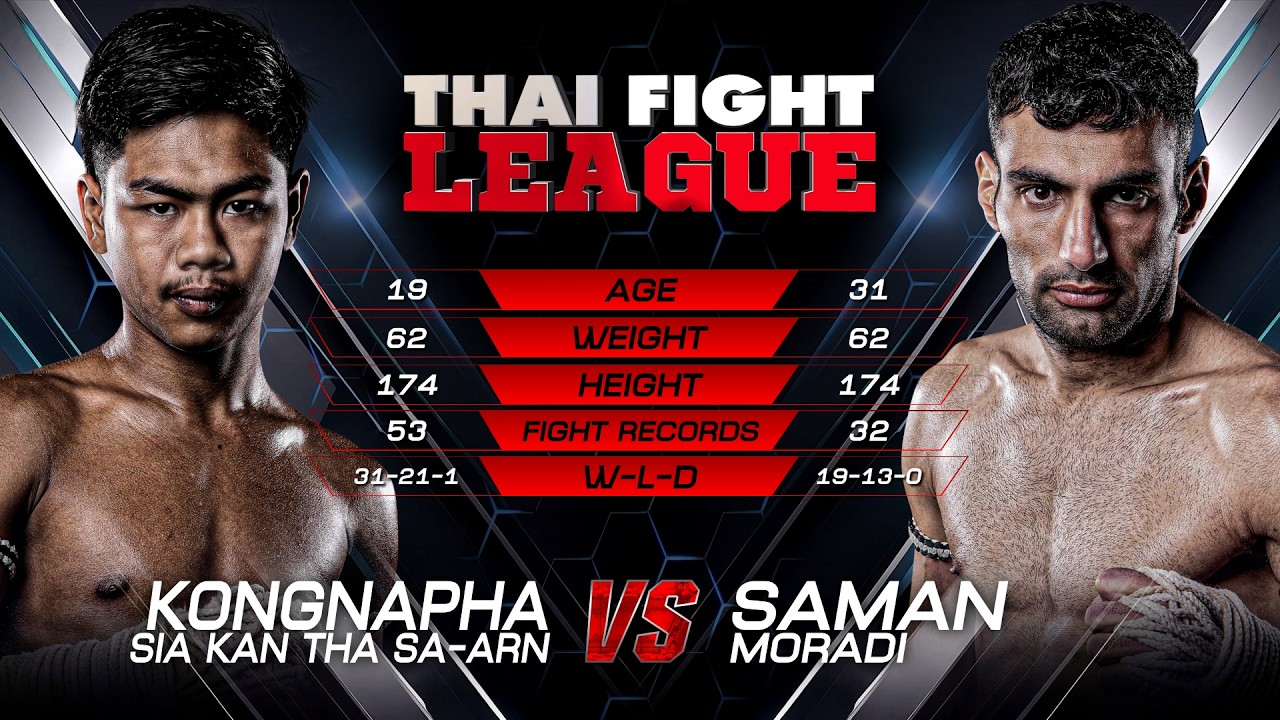 Kongnapha Sia Kan Tha Sa-Arn vs. Saman Moradi | THAI FIGHT LEAGUE 111 | 23 August 2026 background