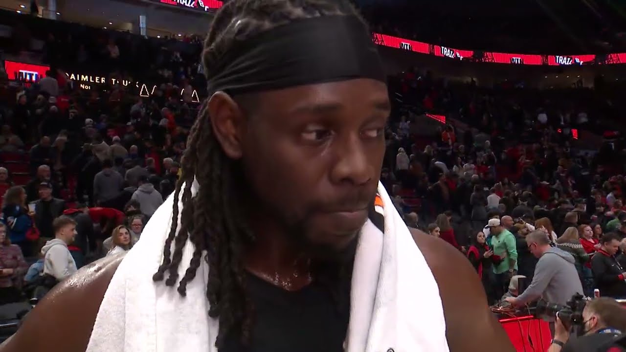 Jrue Holiday Postgame Interview | Brightside Windows Baseline Report | vs Jazz | March 13, 2026 background
