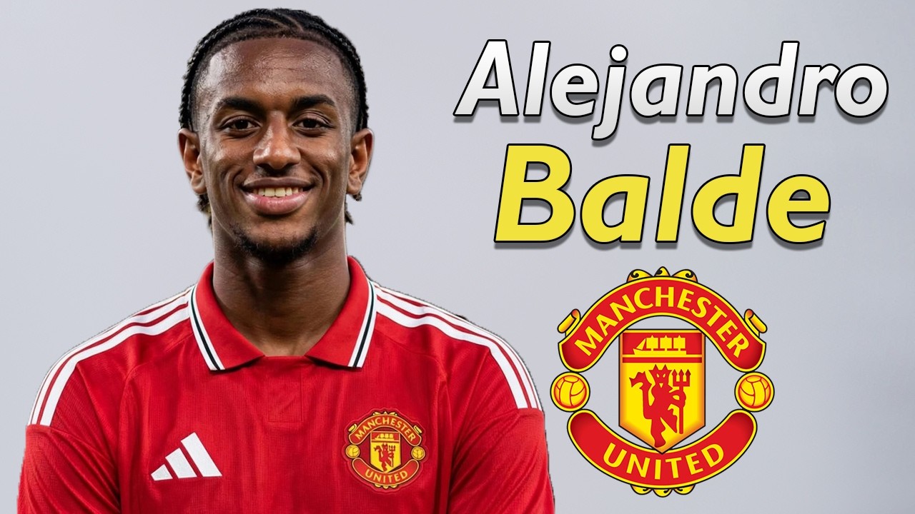 Alejandro Balde β Manchester United Transfer Target 2026 π΄πͺπΈ Skills, Tackles & Passes background
