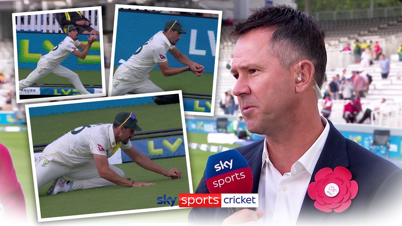 Did Mitchell Starc REALLY 'drop' Duckett ball? | Ricky Ponting reacts to surreal non-wicket in Ashes background