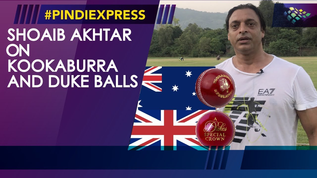 Shoaib Akhtar | Different Cricket Balls Used In Test Matches | Kookaburra | Duke | News background