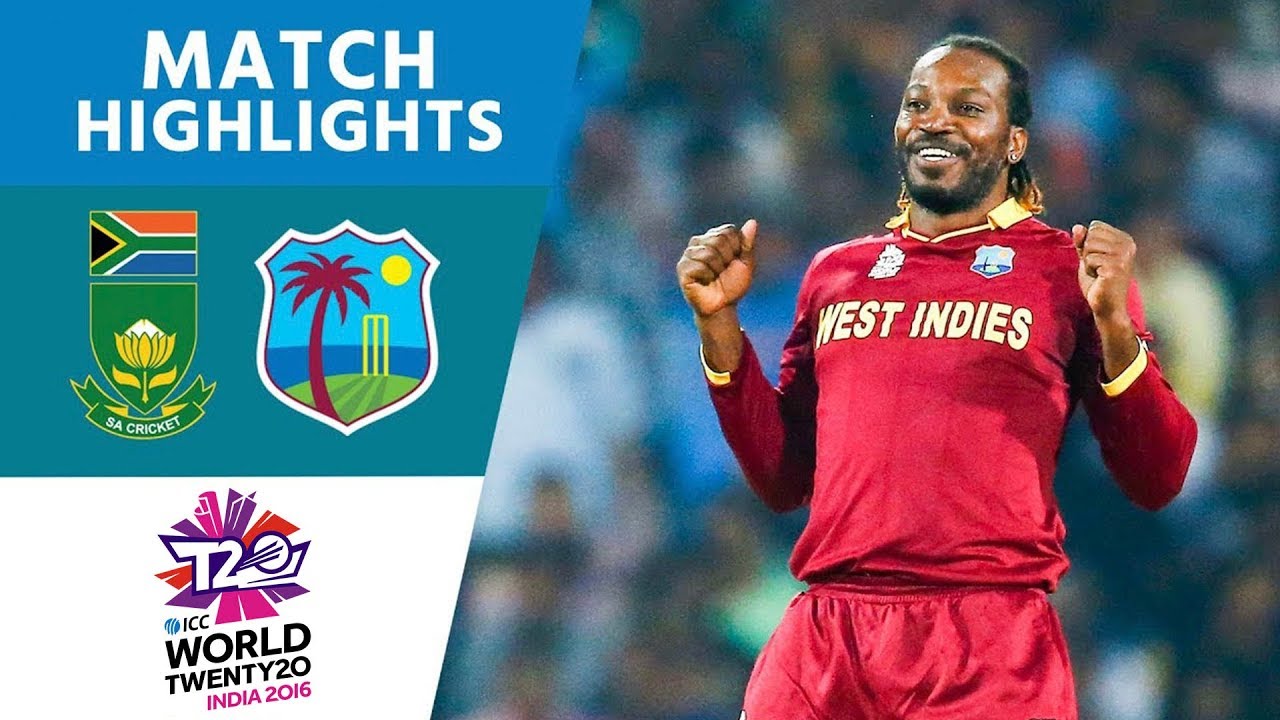 Windies Progress to Semis! | South Africa vs West Indies | ICC Men's #WT20 2016 - Highlights background