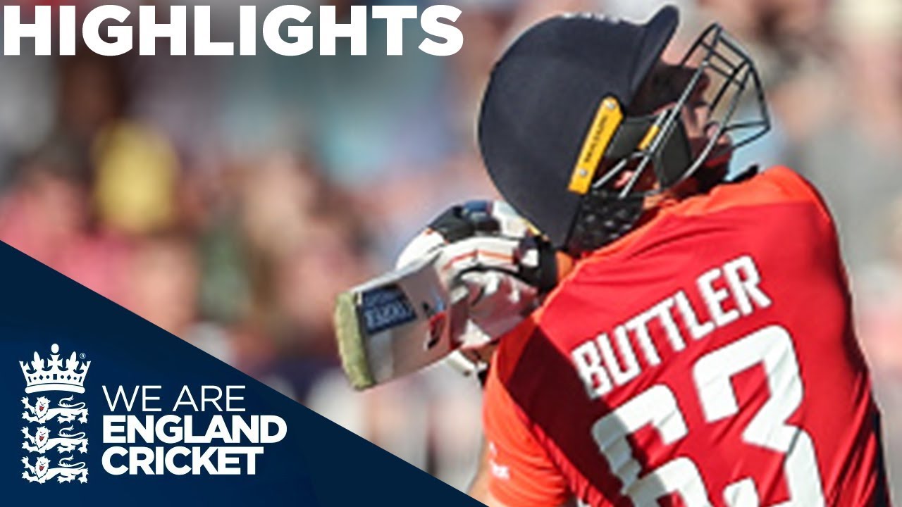 Buttler Leads England To Huge Score | England v Australia IT20 2018 - Highlights background