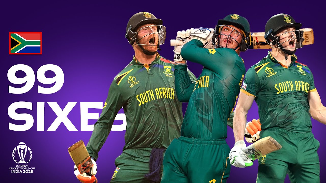 Record Breakers: All 99 South Africa sixes at the Cricket World Cup 2023