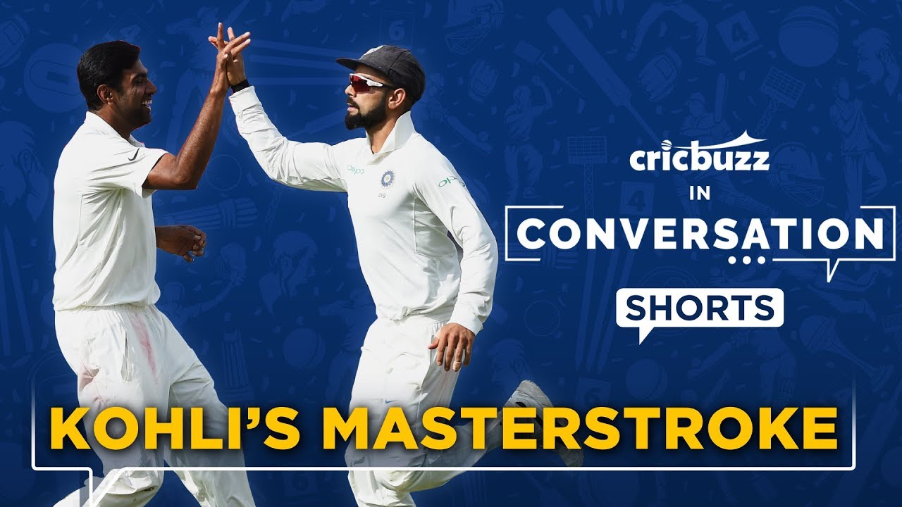 Watch: How Captain Kohli's genius left Ashwin stumped background