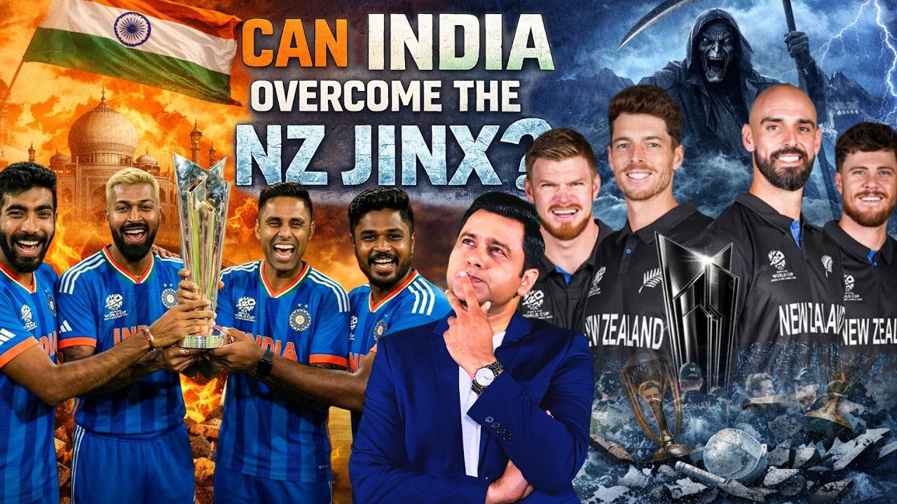 Can India overcome their NZ jinx? #aakashvani background