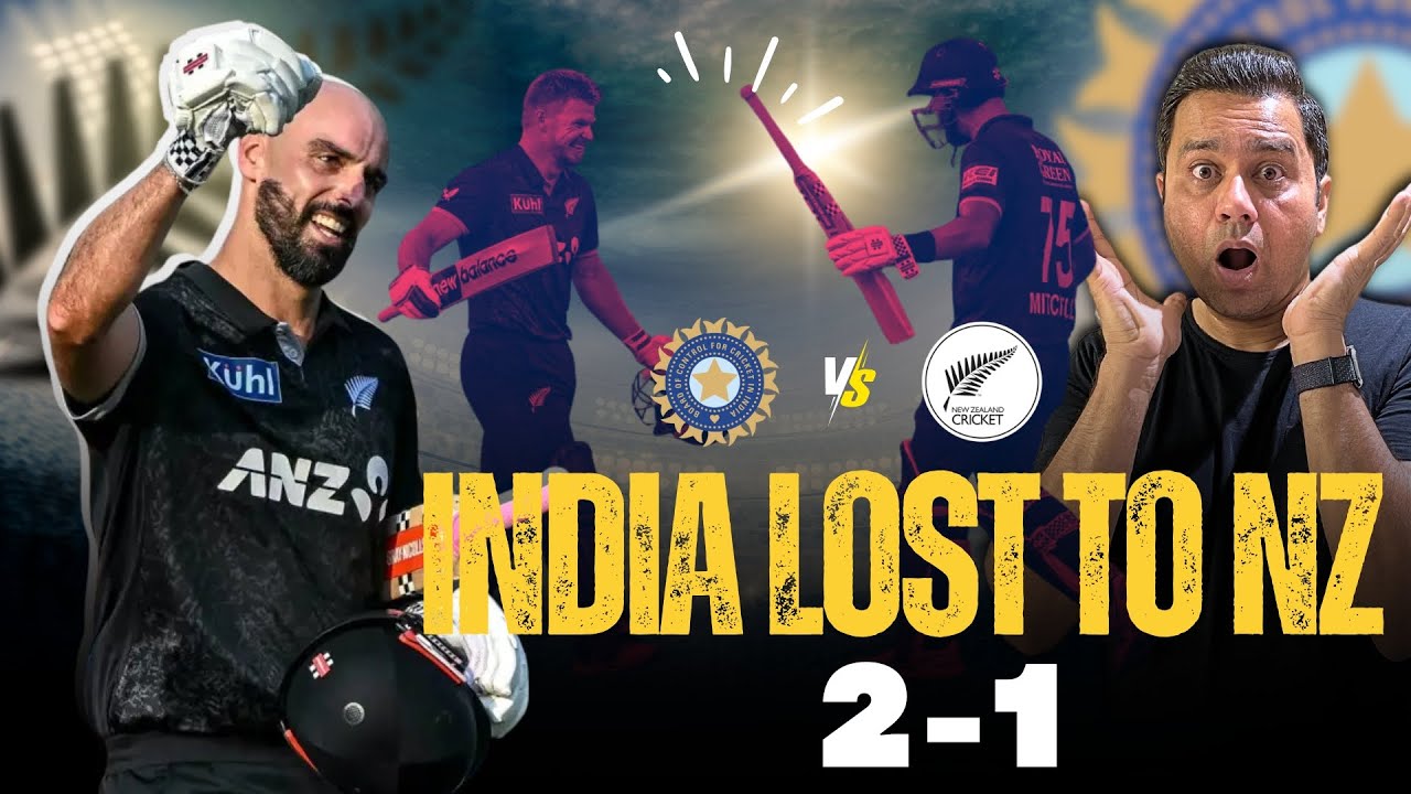 New Zealand Beat India. Again. In India. #Aakashvani #INDvsNZ backdrop