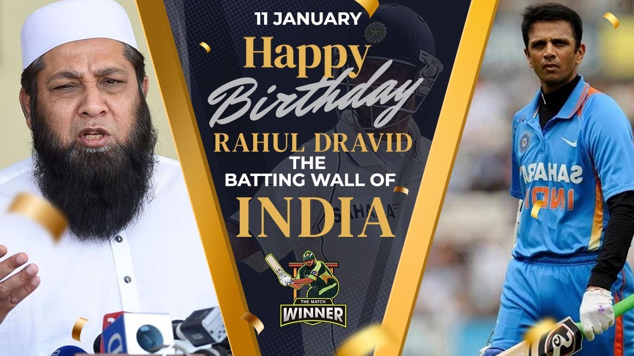 Tribute to Rahul Dravid | The Batting wall of India | Inzamam ul Haq background