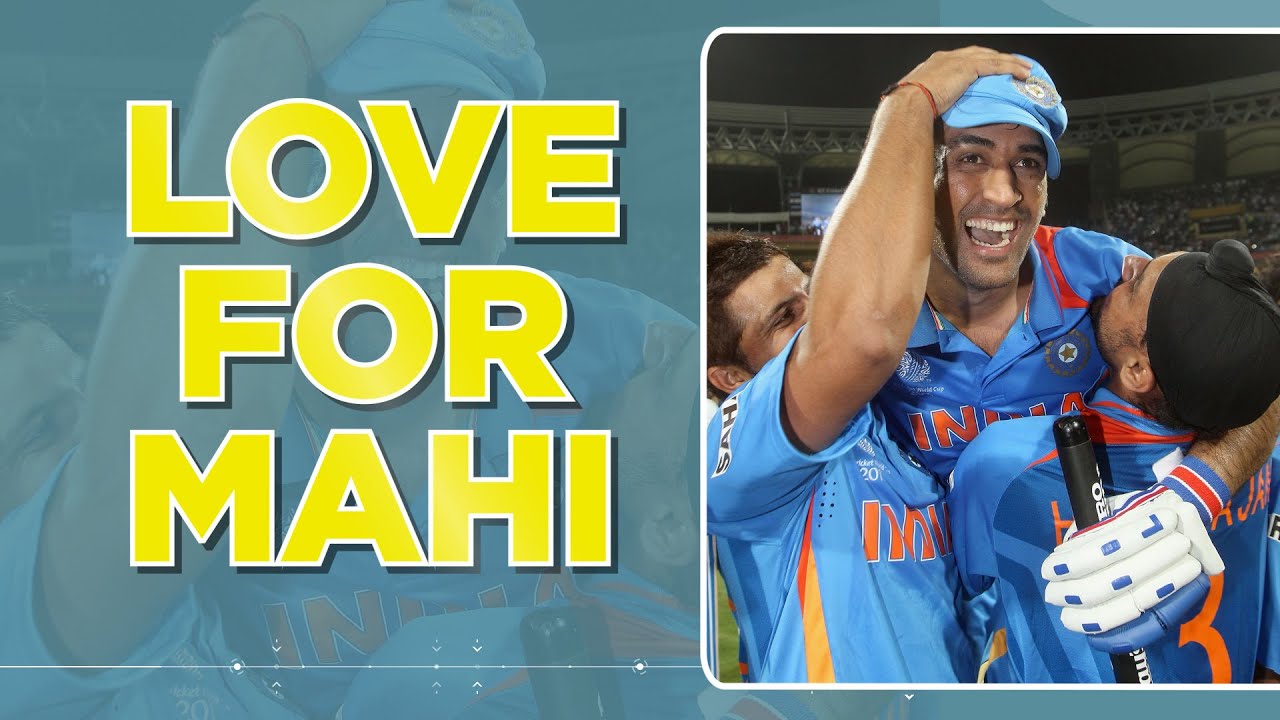 Cricket fraternity says thank you to MS Dhoni background