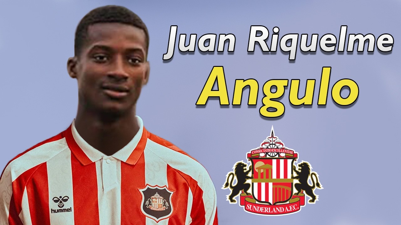 Juan Riquelme Angulo ● Welcome to Sunderland 2026 🔴⚪🇪🇨 Best Goals & Skills background