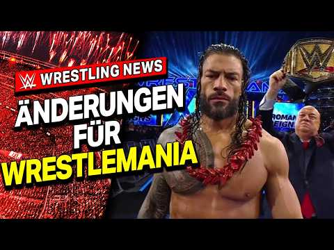 Änderungen für WrestleMania!
