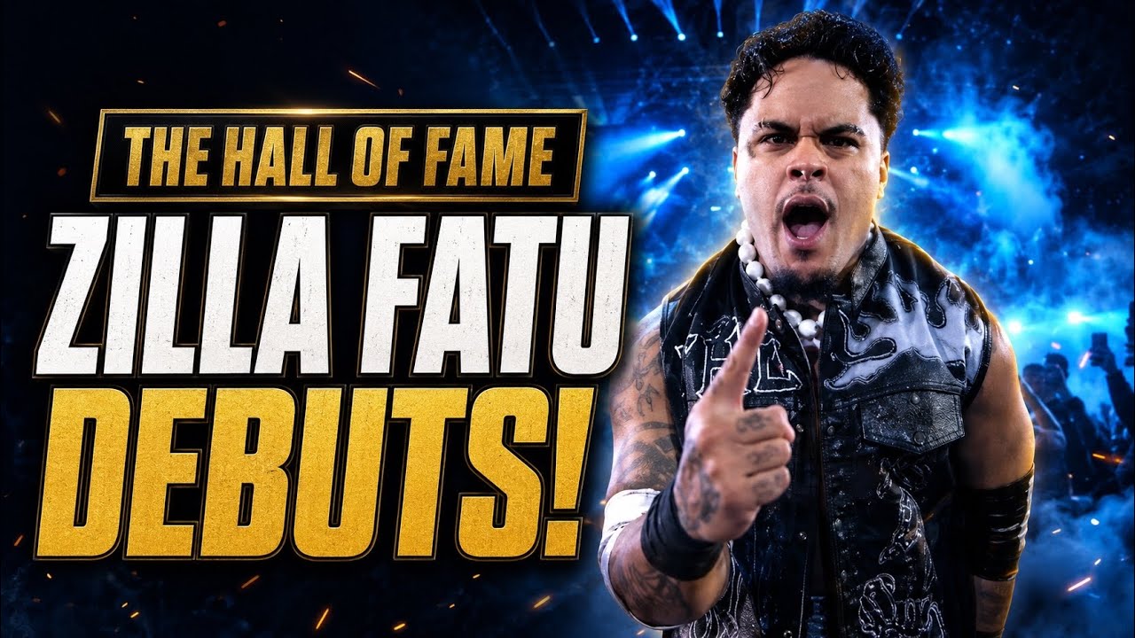 ZILLA FATU NXT DEBUT - Booker T Reacts background