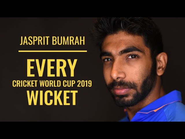 Every Bumrah wicket from CWC19 background