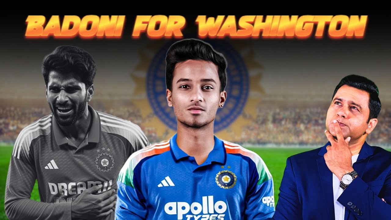#INDvsNZ Washi out. Badoni in. + WPL Update ft. @chopraanjum #Aakashvani background
