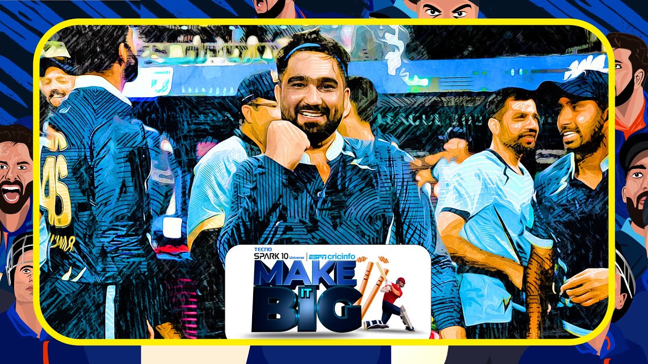 TECNO Spark 10 Universe X ESPNcricinfo - Make It Big | Rahul Tewatia @TecnoMobileIndia background