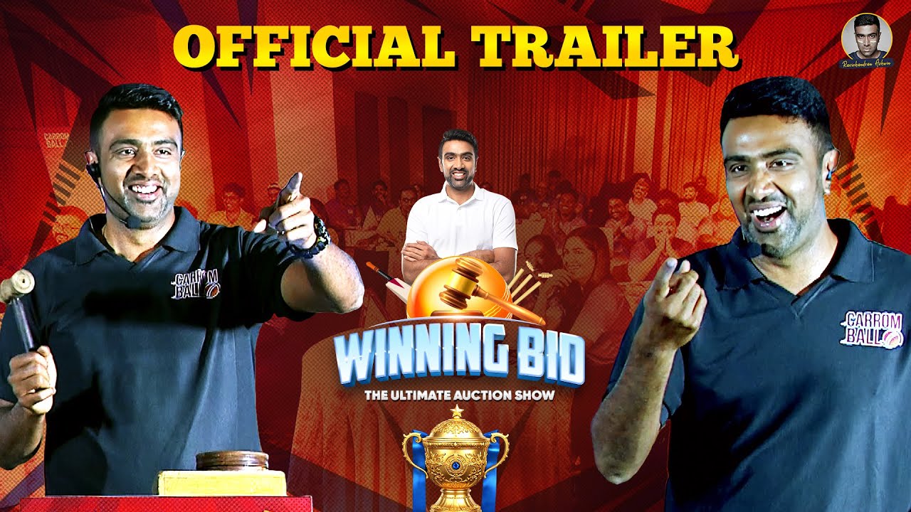 Winning Bid: The Ultimate Auction Show | Official Trailer | R Ashwin background