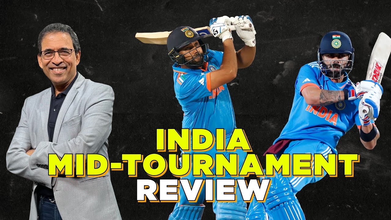 World Cup | India's mid-tournament review ft. Harsha Bhogle background