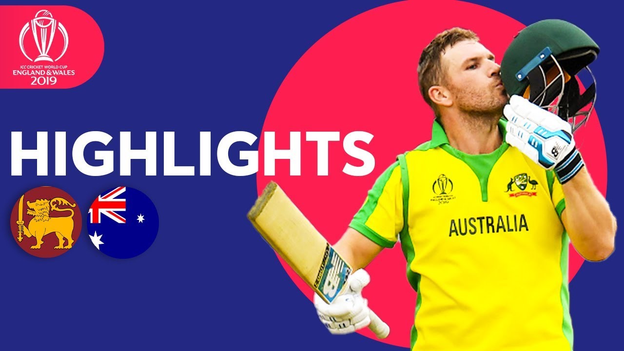 Finch Smashes Super 153! | Sri Lanka vs Australia - Match Highlights | ICC Cricket World Cup 2019 background