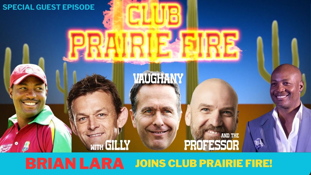 West Indian cricket legend Brian Lara joins Club Prairie Fire background