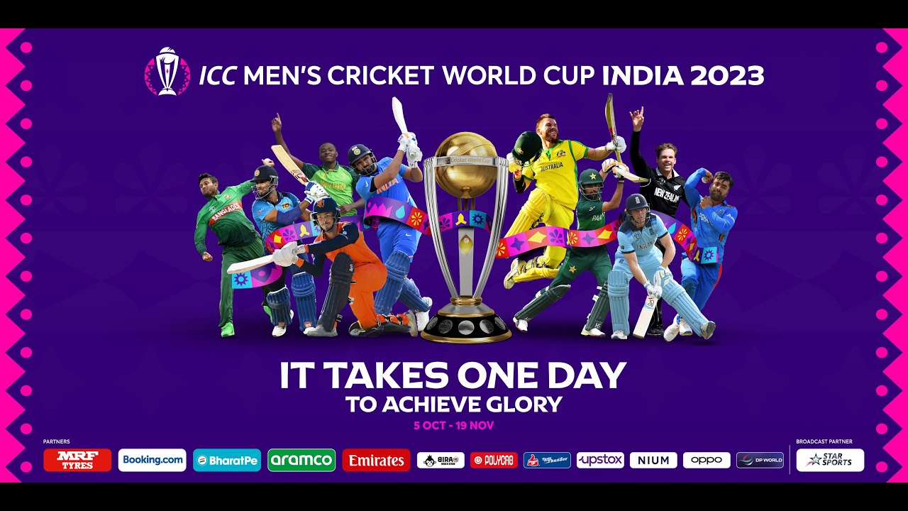 #CWC23 is here background