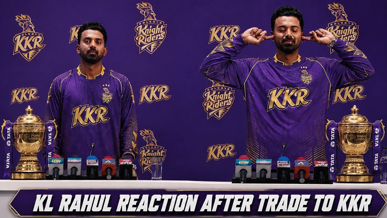 KL Rahul Reaction After His Trade to KKR As A Captain | KL Rahul Trade to KKR | KKR New Captain