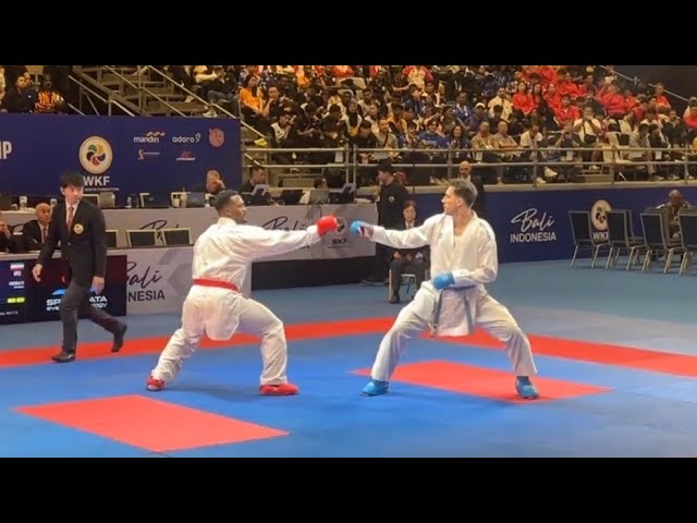 +84 K.G Male Final Match.. Sufyani S.(Saudi AKA🔴) VS Nemati M.(Iran AO🔵). Asian Karate Championship
