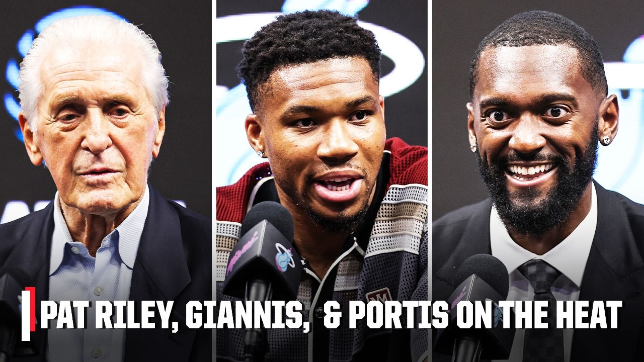Giannis Antetokounmpo, Pat Riley and Bobby Portis on the Heatβs offseason π₯ | NBA on ESPN