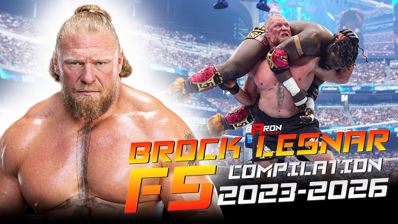 Brock Lesnar F5 - Compilation 2023-2026 (Quick Cuts) background