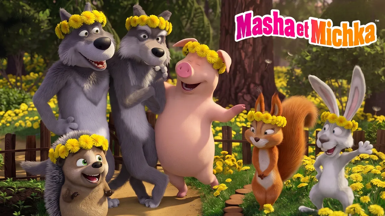 Masha et Michka 👱🏻♀️ La playlist sur les Loups ! 🐺🐺