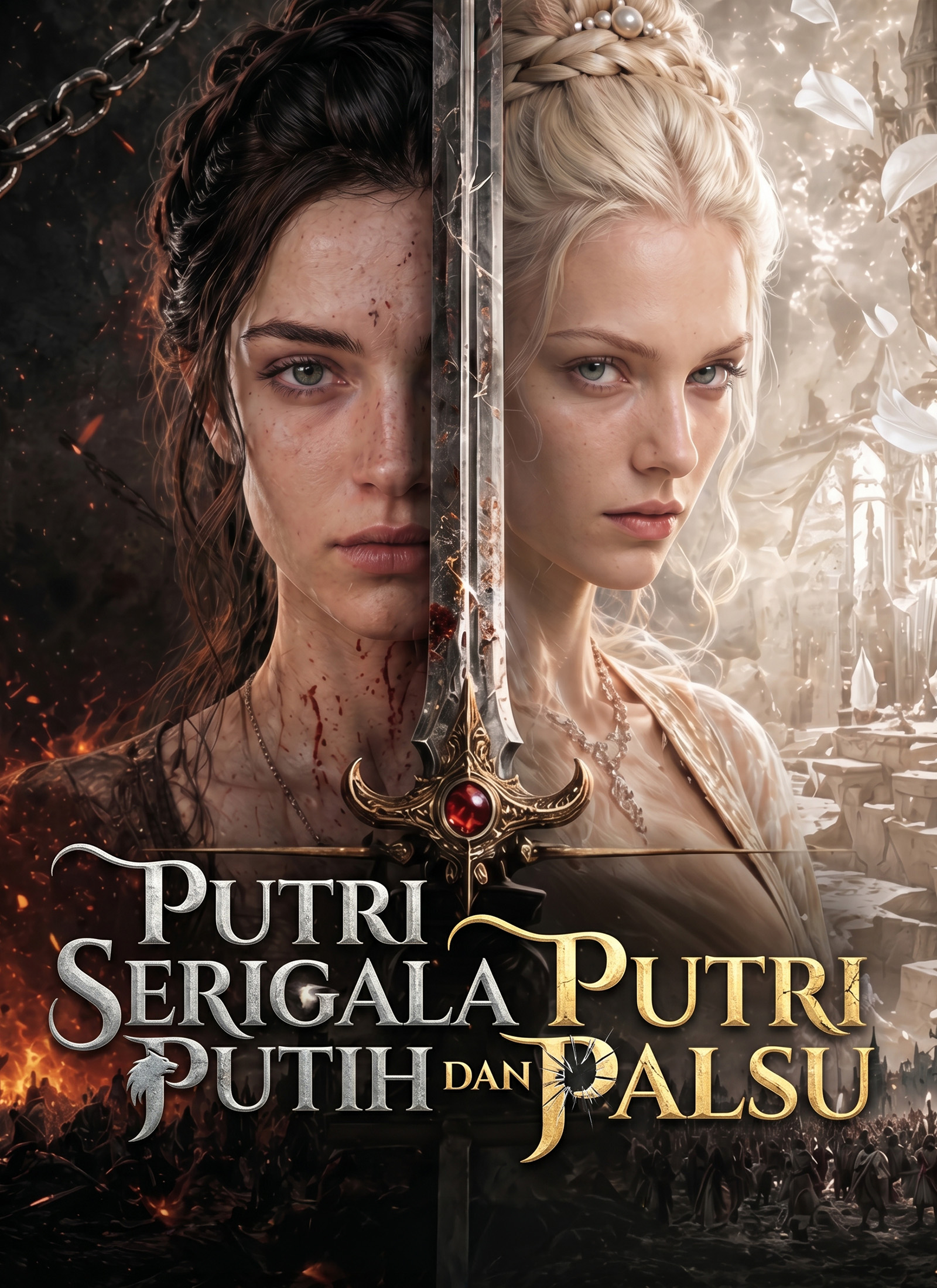 Putri Serigala Putih dan Putri Palsu poster