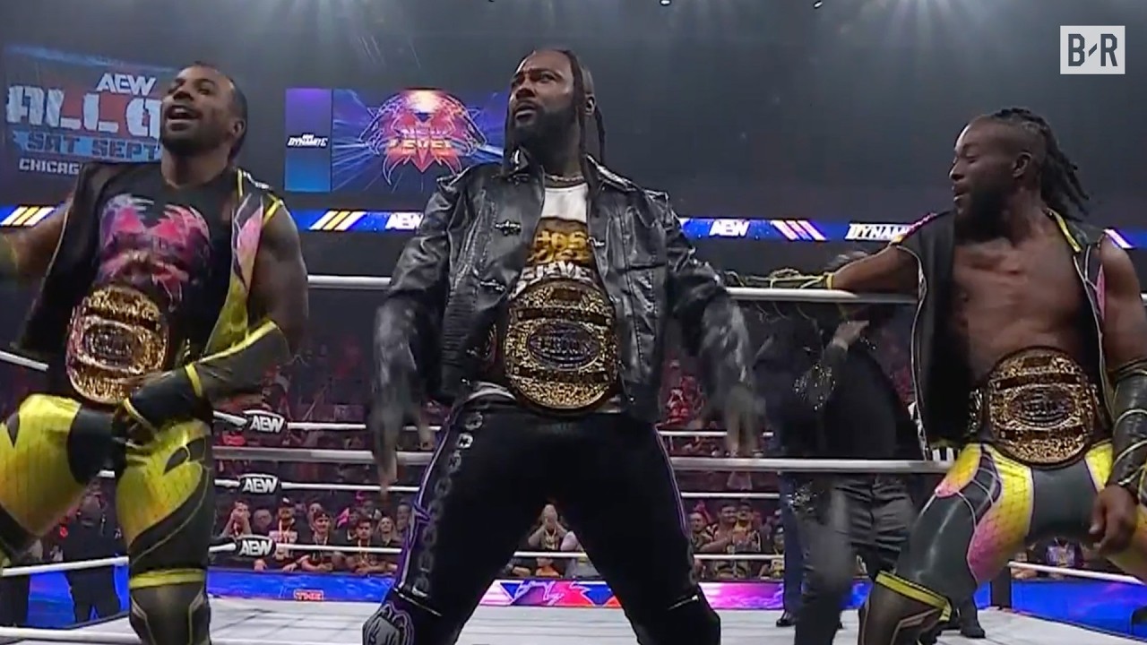 New Level & Swerve Defend the Trios Titles vs. The Rascalz - Highlights | AEW Dynamite