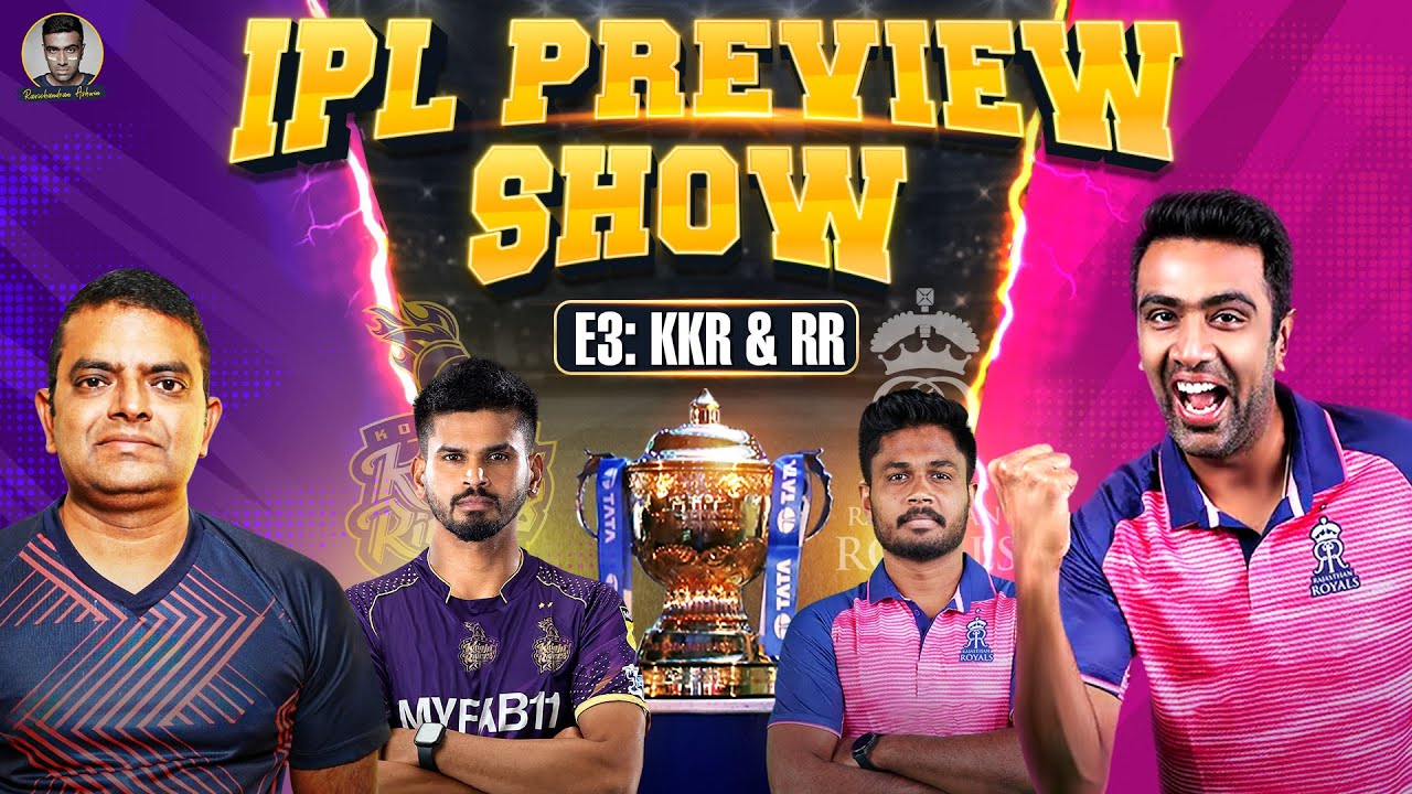 The Purple & The Pink | Kolkata Knight Riders & Rajasthan Royals | IPL Team Preview background