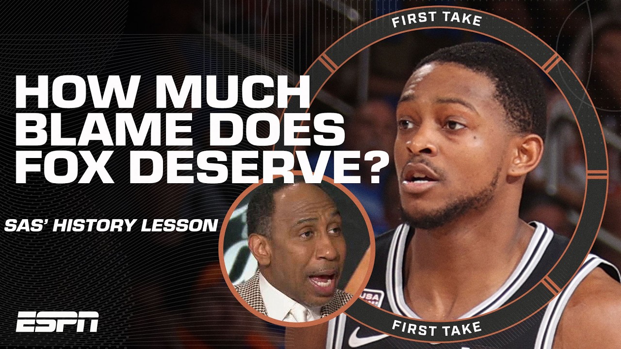 Stephen A. sends a MESSAGE to De'Aaron Fox 🗣️ 'YOU ARE THE POINT GUARD!' | First Take