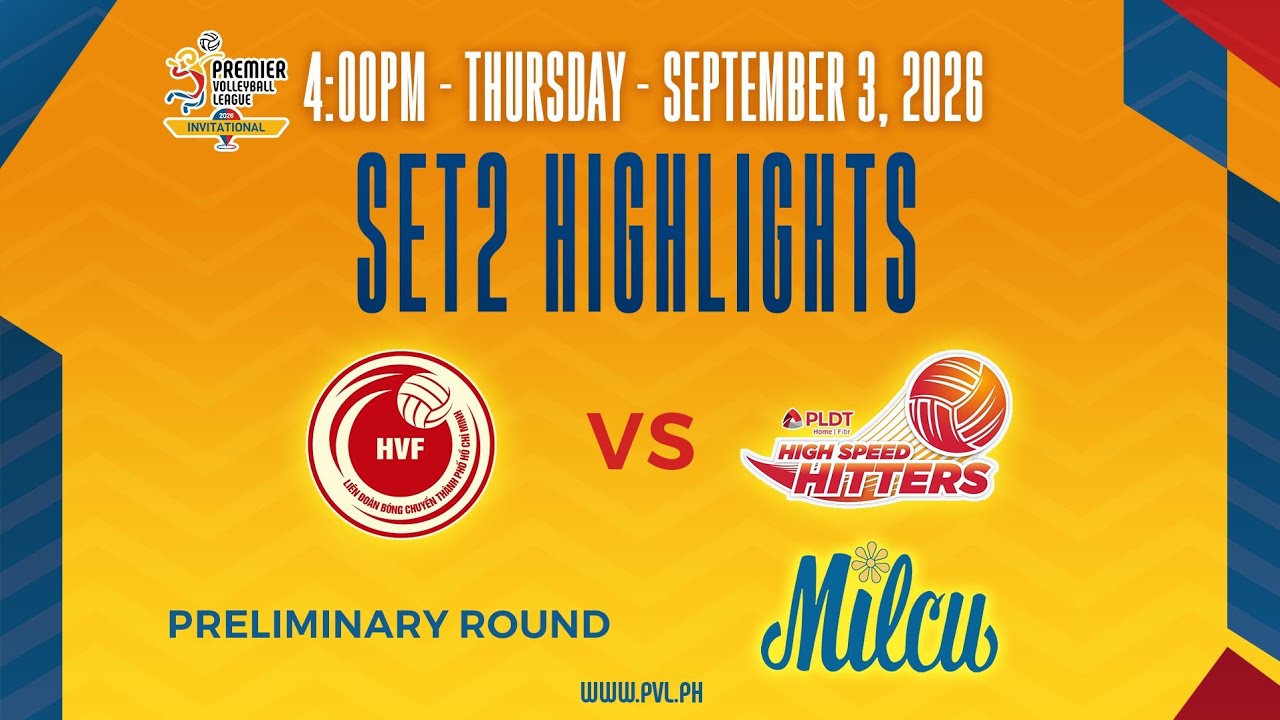 Ho Chi Minh City (W) vs. PLDT Home Fibr High Speed Hitters - 2nd Set Highlights