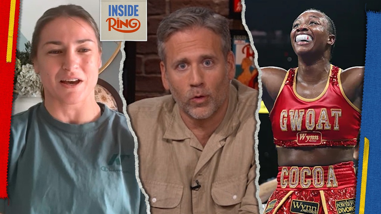 Katie Taylor RESPONDS To Max Kellerman on Claressa Shields PFP Debate | Inside The Ring backdrop