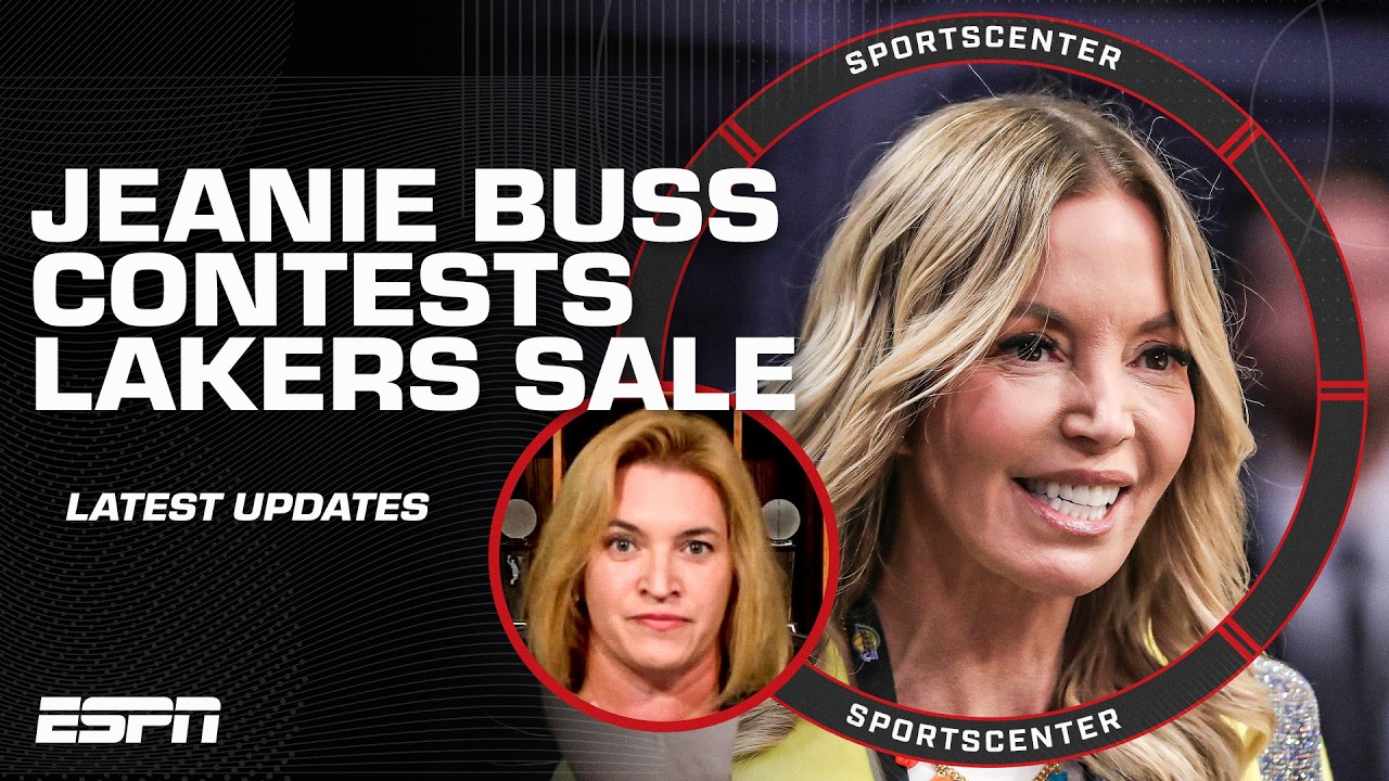Jeanie Buss DENIES selling remaining stake in the Lakers 👀 | SportsCenter
