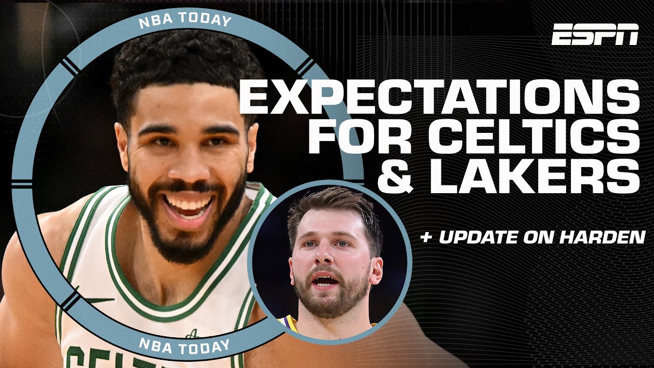 Who will exceed expectations: Celtics or Lakers? + Does Harden make the Cavs contenders? | NBA Today