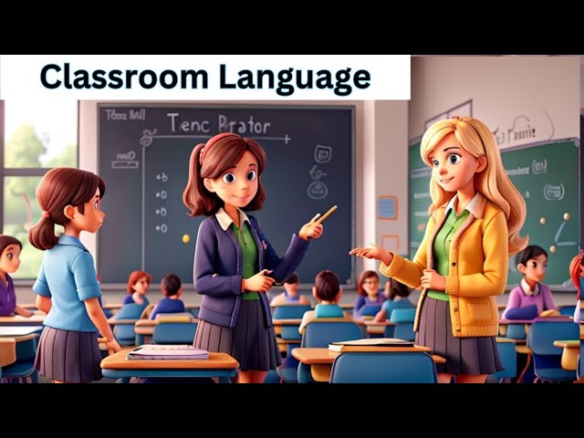 Classroom language, Classroom discussion, Teacher and Students.