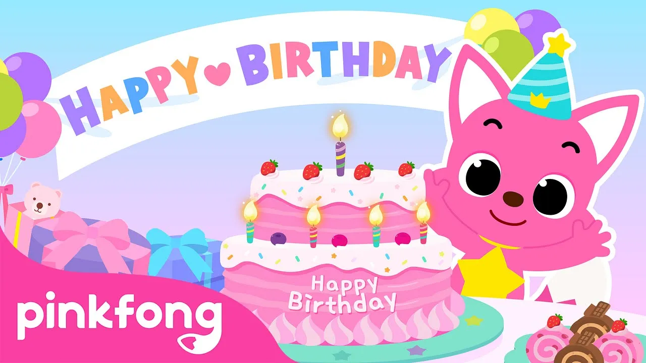 Joyeux Anniversaire, Pinkfong !๐๐ฅณ | Chantons et Dansons Ensemble au 6 Septembre | Pinkfong Baby Shark en franรงais Chansons pour Enfants