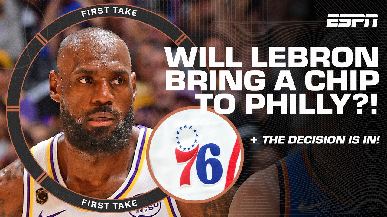 LeBron is a 76er! Stephen A. BELIEVES itβs now championship or bust for the Sixers π¬ | First Take