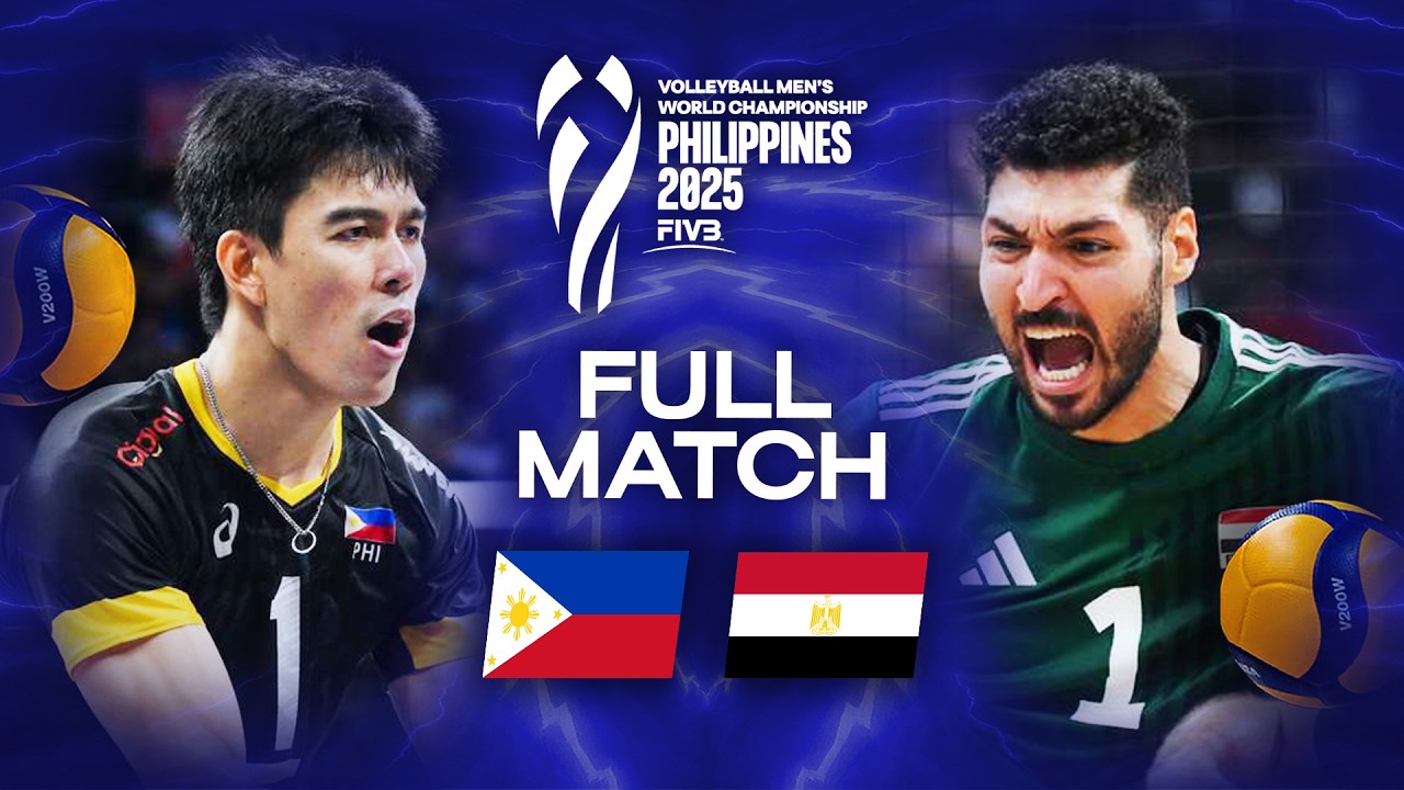 Philippines π΅π vs. Egypt πͺπ¬ - Men's World Championship 2025 | Full Match