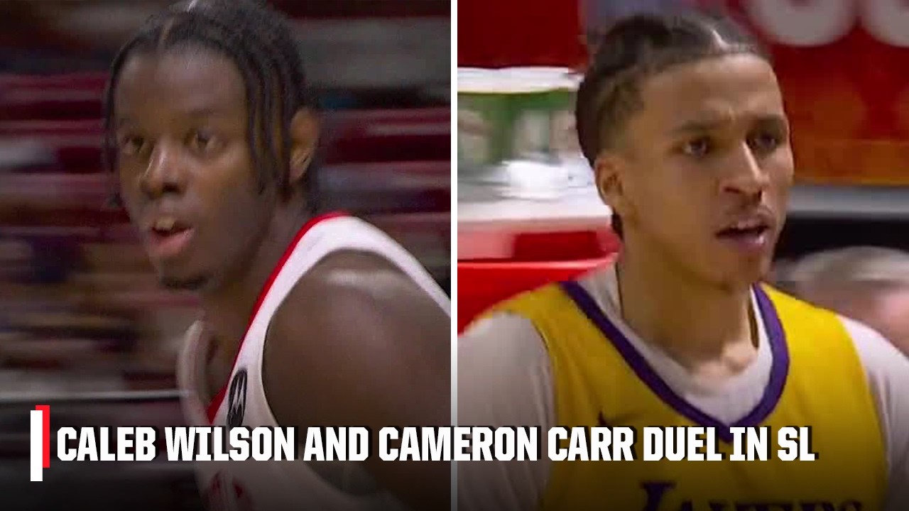 Caleb Wilson vs. Cameron Carr COMPETE in NBA Summer League | NBA on ESPN