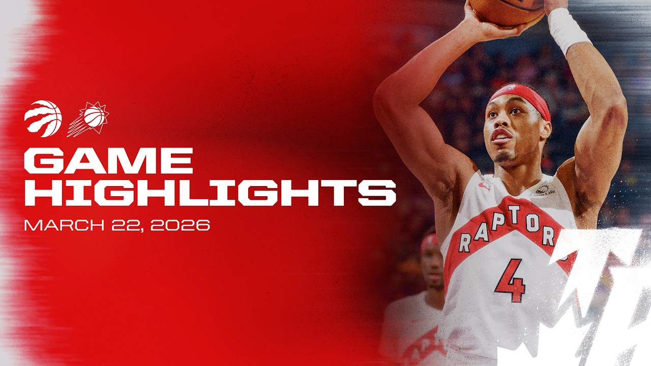 Raptors at Suns Game Highlights | March 22, 2026