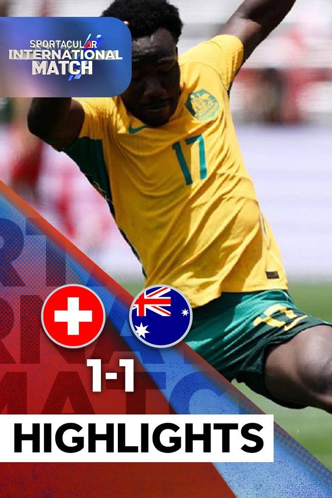 Sportacular International Match 2026 - Highlight Switzerland vs Australia background