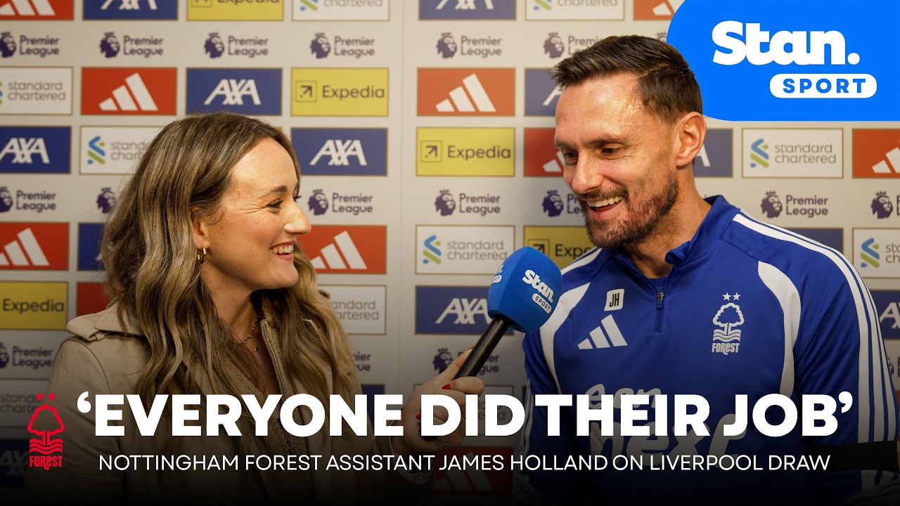 JAMES HOLLAND: 'Any point at Anfield is a good point' | Forest assistant coach on Liverpool draw