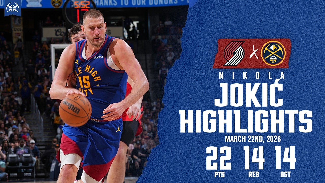 Nikola Jokić 28TH TRIPLE-DOUBLE | Game Highlights vs. POR