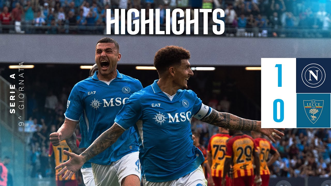 Highlights | Napoli - Lecce 1-0 | Serie A - 9ª giornata background