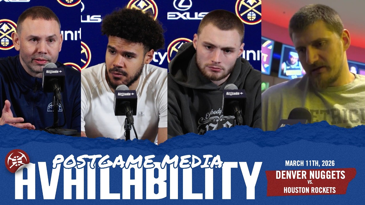 "When We Play Like That, We're Tough To Beat" | Nuggets Postgame Media vs. HOU ποΈ