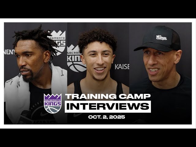 Malik Monk, Nique Clifford & Coach Christie | Training Camp Interviews 10.2.25
