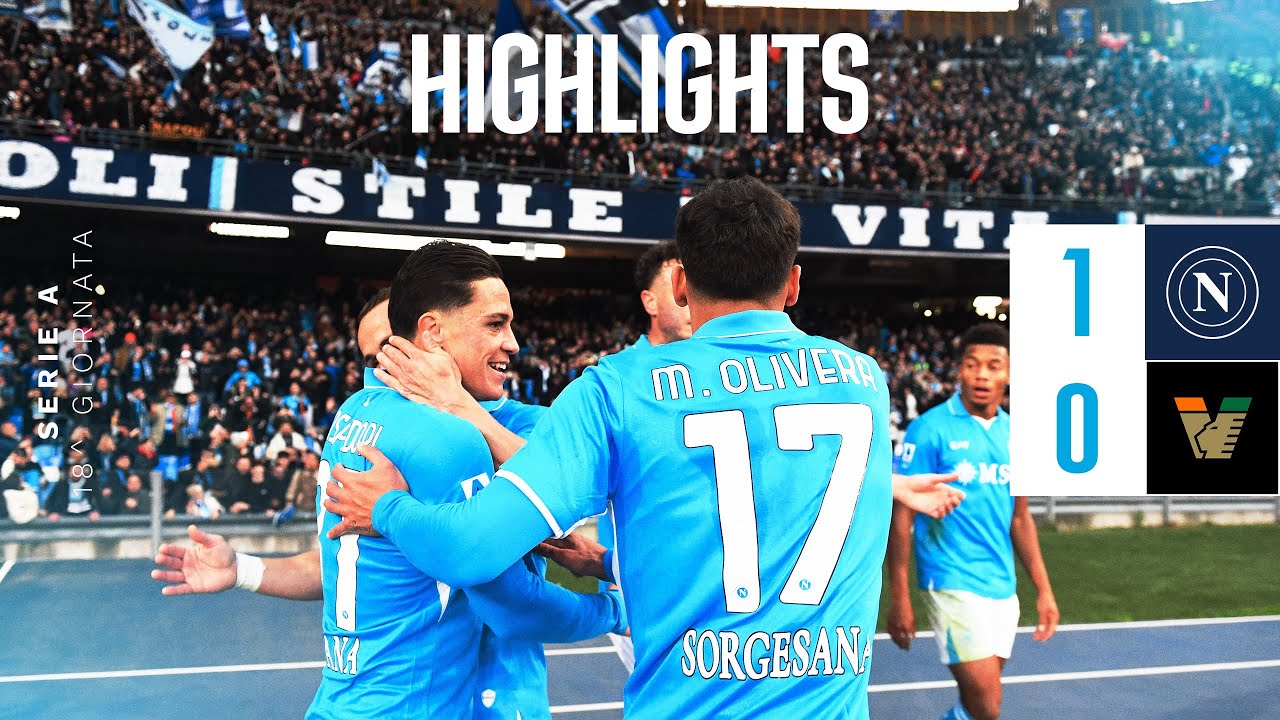 Highlights | Napoli - Venezia 1-0 | Serie A - 18ª giornata backdrop